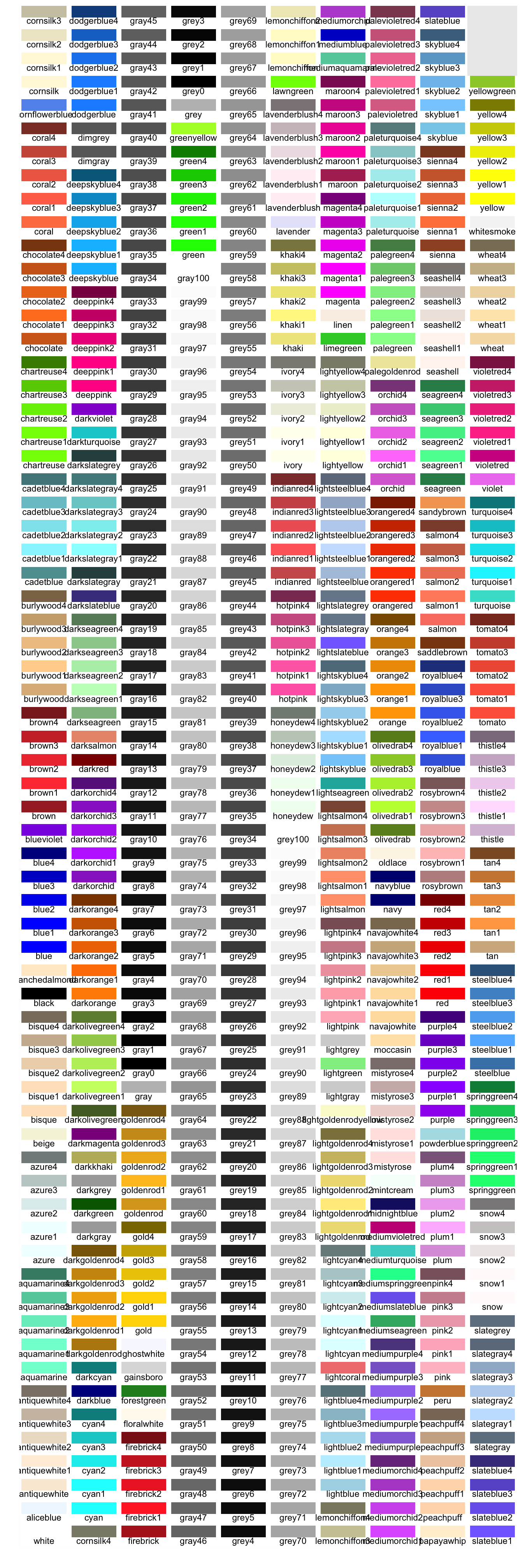 r color code generator