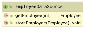 EmployeeDataSource in IntelliJ